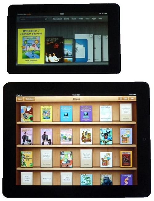 The Kindle Fire VS. The Apple iPad