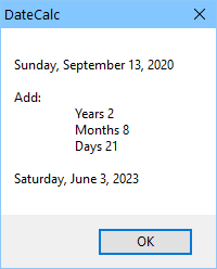 Date Calculation