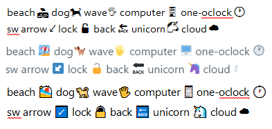 Emoji Characters